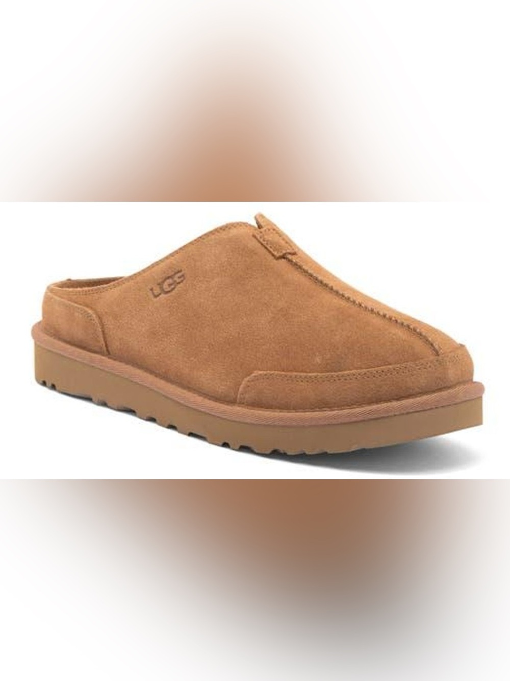 UGG Marcman Wool Blend Lining Slipper in Chestnut Tan